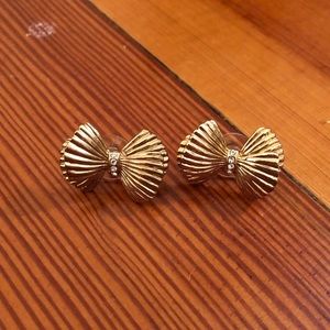 Lilly Pulitzer Gold Bow Earrings